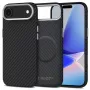 Tech-Protect Ion Carbon Funda MagSafe para iPhone 17 Air, Negro/Plata