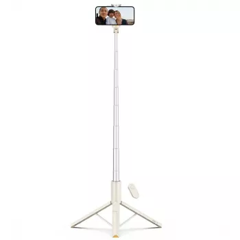 Tech-Protect L09S Palo selfie y trípode Beige