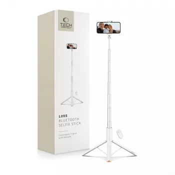 Tech-Protect L09S Palo selfie y trípode Blanco