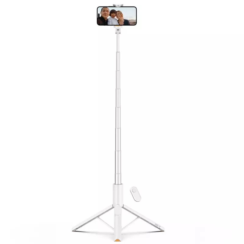 Tech-Protect L09S Palo selfie y trípode Blanco