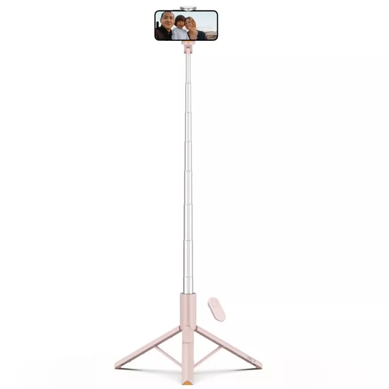 Tech-Protect L09S Palo selfie y trípode Rosa