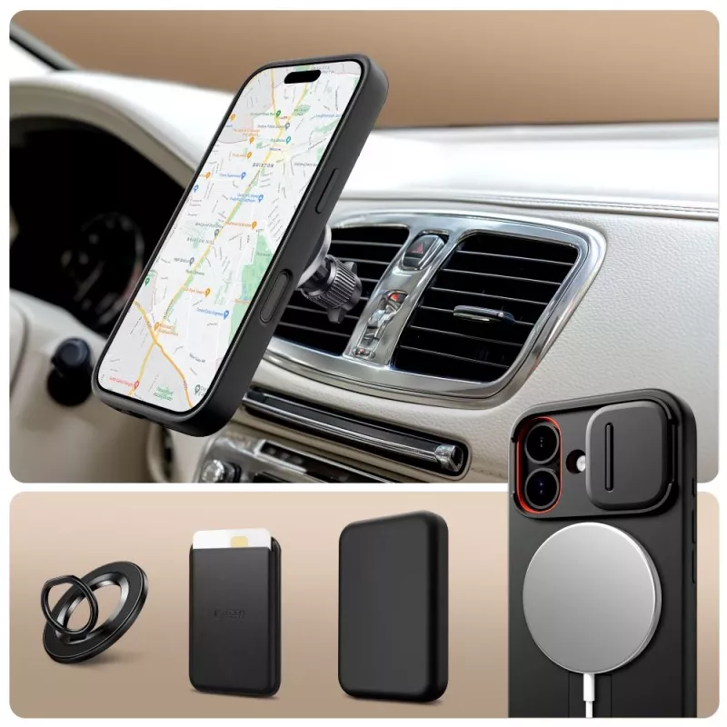 TECH-PROTECT KEVLAR AURA MAGSAFE IPHONE 17 NEGRO