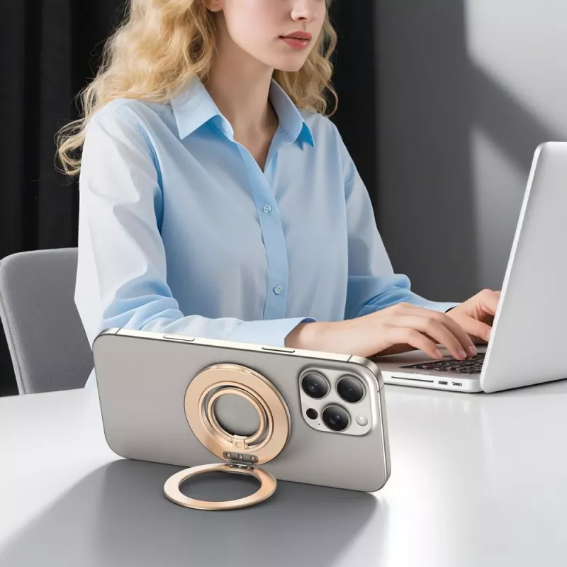 TECH-PROTECT MMR600 Anillo magnético MagSafe para teléfono Satin Gold