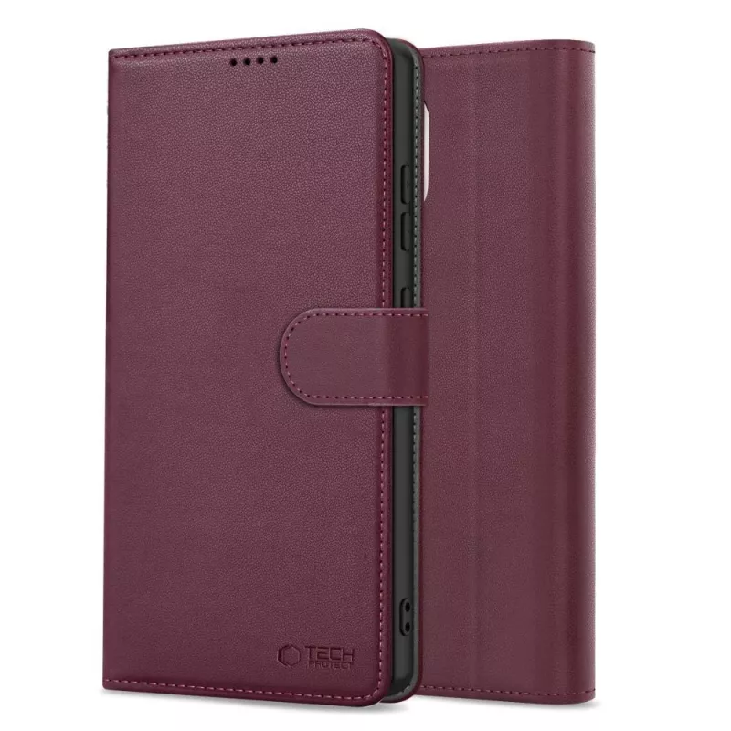 Tech-Protect Funda cartera para Samsung Galaxy A17 4G / 5G, Morera