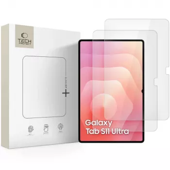 Tech-Protect Glass Fit+ Protector de pantalla de cristal templado para Samsung Galaxy Tab S8 Ultra/S9 Ultra/S10 Ultra/S11 Ultra 14,6 pulgadas (pack de 2)
