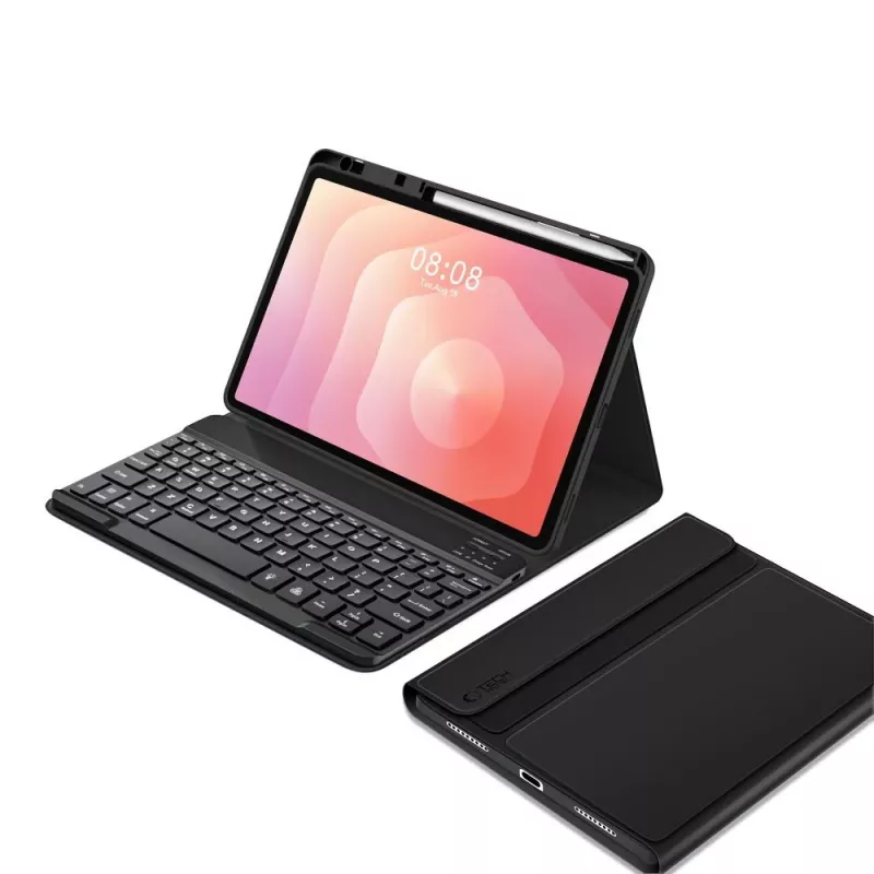 Tech-Protect SC PEN + KB Funda con teclado para Samsung Galaxy Tab S11 11.0 (X730/X736B), Negra