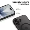 TECH-PROTECT MagPeak MagSafe Funda para iPhone 17, Negro mate