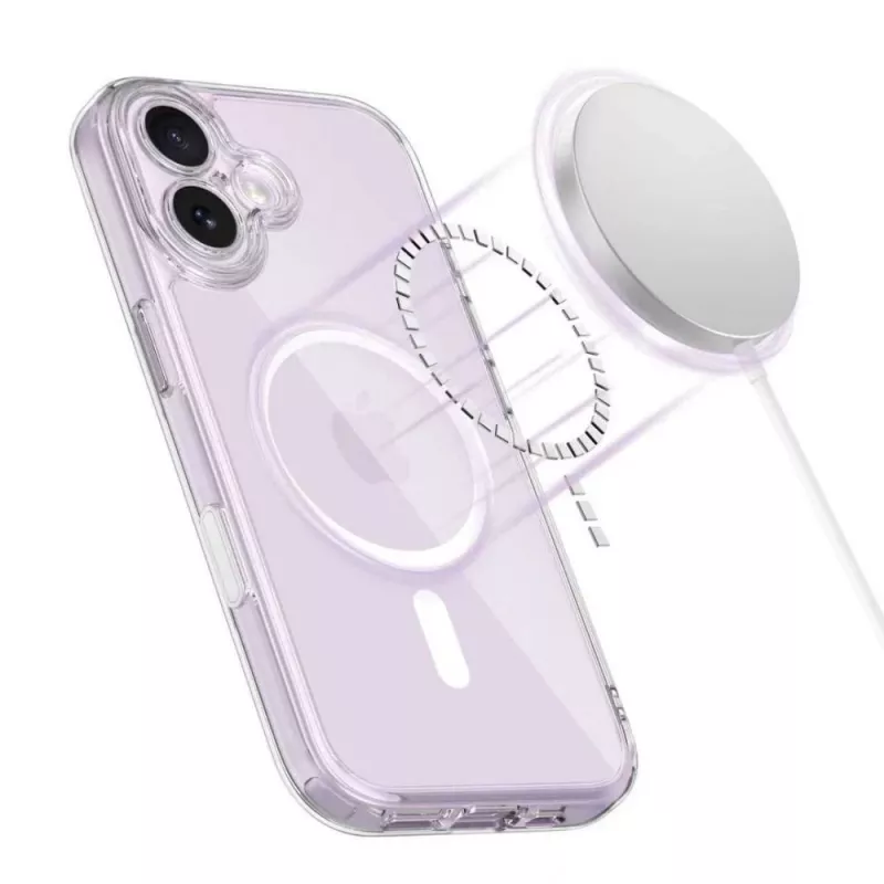 TECH-PROTECT MAGPEAK MAGSAFE CC IPHONE 17 TRANSPARENTE
