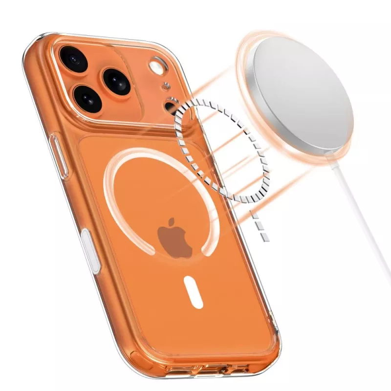 TECH-PROTECT MagPeak Funda MagSafe transparente para Apple iPhone 17 Pro
