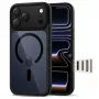 TECH-PROTECT MagPeak Funda trasera híbrida MagSafe para Apple iPhone 17 Pro Max, Negro/Transparente