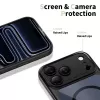 TECH-PROTECT MagPeak Funda trasera híbrida MagSafe para Apple iPhone 17 Pro Max, Negro/Transparente