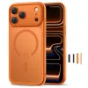 TECH-PROTECT MAGPEAK MAGSAFE CC IPHONE 17 PRO MATE NARANJA CÓSMICO
