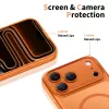 TECH-PROTECT MAGPEAK MAGSAFE CC IPHONE 17 PRO MATE NARANJA CÓSMICO