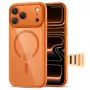 TECH-PROTECT MAGPEAK MAGSAFE CC IPHONE 17 PRO NARANJA CÓSMICO/TRANSPARENTE
