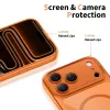 TECH-PROTECT MAGPEAK MAGSAFE CC IPHONE 17 PRO NARANJA CÓSMICO/TRANSPARENTE
