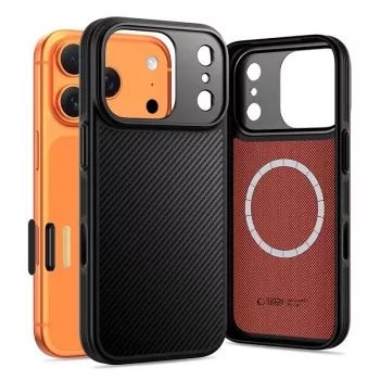 TECH-PROTECT KEVLAR ARAMID CC MAGSAFE IPHONE 17 PRO MAX NEGRO