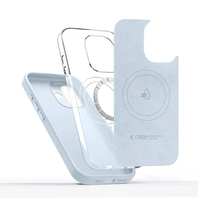 TECH-PROTECT UNIQ Funda MagSafe iPhone 17 Mist Blue