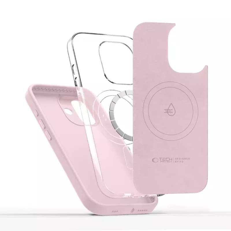 TECH-PROTECT UNIQ MagSafe Funda trasera iPhone 17 rosa