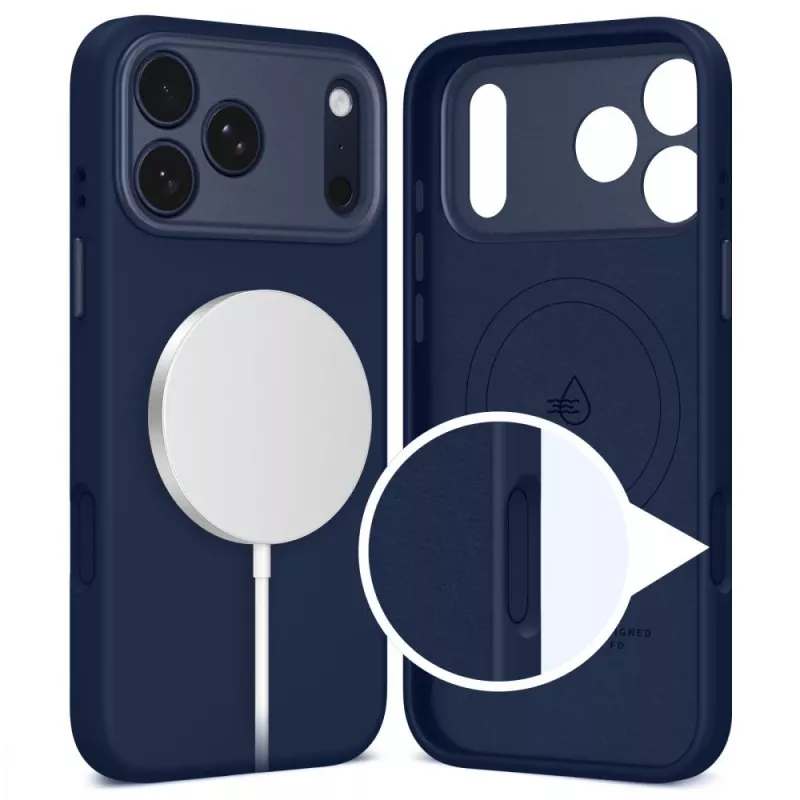 Tech-Protect Uniq MagSafe Funda para Apple iPhone 17 Pro Max, azul intenso