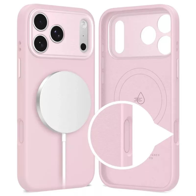Tech-Protect Uniq MagSafe Funda trasera iPhone 17 Pro Max rosa