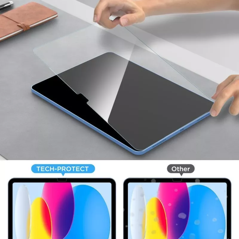 TECH-PROTECT Glass Fit+ Protector de pantalla de cristal templado pack de 2 para Samsung Galaxy Tab A9+ / A11+ Plus 11,0 pulgadas (SM-X210/X215/X216/X230/X235/X236) transparente