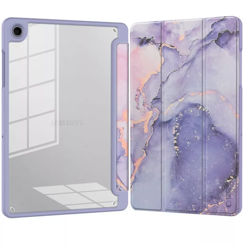 TECH-PROTECT SC PEN HYBRID GALAXY TAB A9 / A11 8.7 X110 / X115 / X133 / X135 MÁRMOL VIOLETA