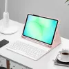 TECH-PROTECT SC Pen + Keyboard para Samsung Galaxy Tab A9 / A11 8.7 X110 / X115 / X133 / X135, rosa