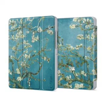 Tech-Protect Smart Case para Samsung Galaxy Tab A9+/A11+ - diseño de flores de cerezo Sakura