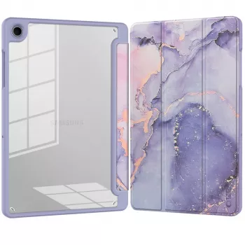 TECH-PROTECT SC PEN HYBRID Galaxy Tab A9+ / A11+ PLUS 11.0 X210 / X215 / X216 / X230 / X235 / X236 Mármol violeta