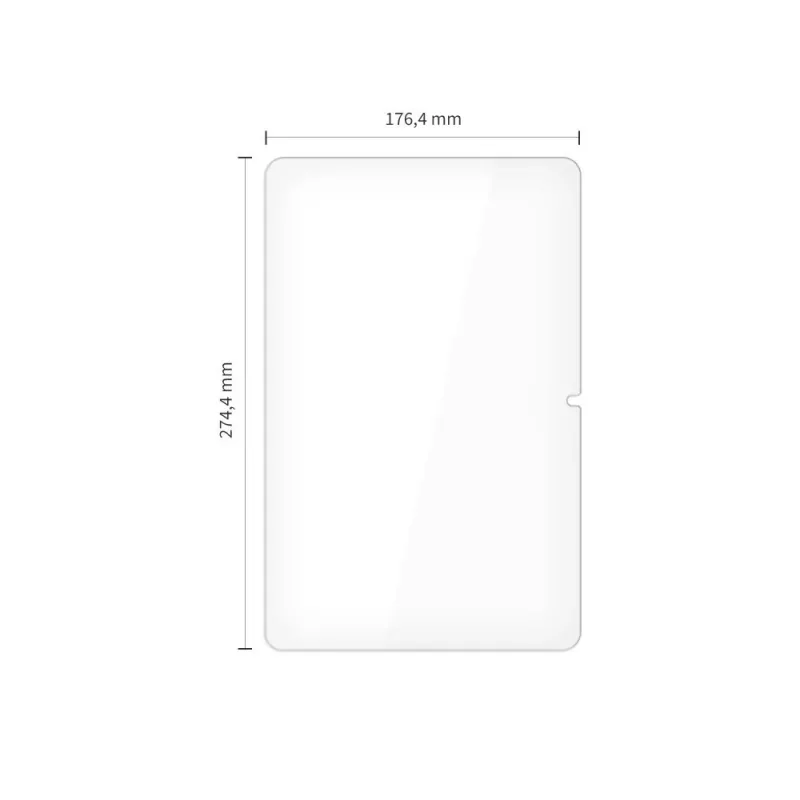 TECH-PROTECT Glass Fit+ Protector de pantalla de cristal templado pack de 2 para Lenovo IdeaTab Plus 12.1 TB-361 transparente
