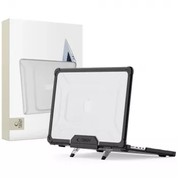 TECH-PROTECT SMARTSHELL PRO MACBOOK PRO 14 M1-M5 PRO / M5 PRO MAX 2021-2026 NEGRO/TRANSPARENTE