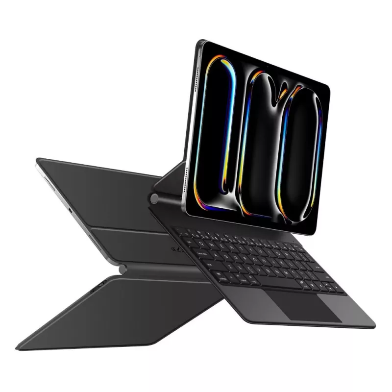 Tech-Protect SC Funda con teclado magnético para iPad Pro 11 pulgadas 5.ª/6.ª generación 2024-2025, negro