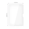 TECH-PROTECT Glass Fit+ Pack de 2 protectores de pantalla de cristal templado para iPad Pro 11 pulgadas 5.ª/6.ª generación (2021-2022) y M4 (2024) transparente