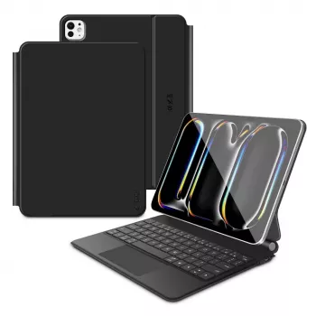 Tech-Protect SC Funda con teclado magnético para iPad Pro 13 pulgadas 7/8 2024-2025, negro