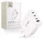 TECH-PROTECT NC120W-GAN Cargador de red de 4 puertos PD 120W / QC3.0 blanco