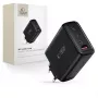 TECH-PROTECT NC120W-GAN Cargador de red de 4 puertos PD 120W / QC3.0 negro