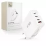 TECH-PROTECT NC140W-GAN Cargador de red de 4 puertos PD 140W / QC3.0 blanco