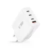 TECH-PROTECT NC140W-GAN Cargador de red de 4 puertos PD 140W / QC3.0 blanco