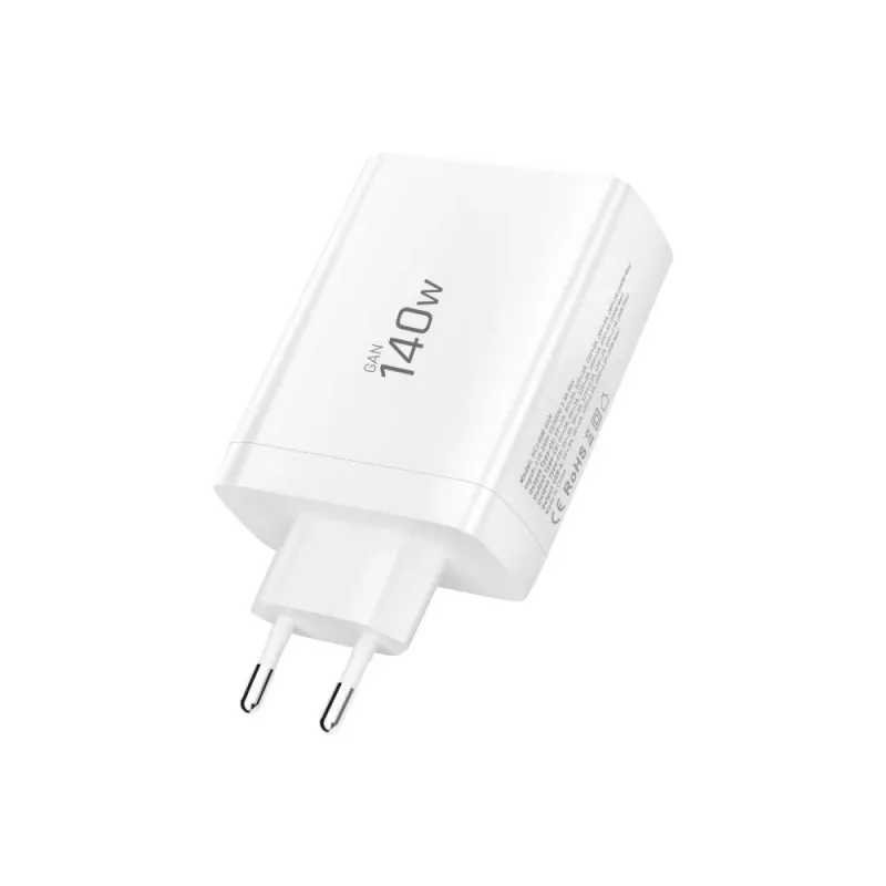TECH-PROTECT NC140W-GAN Cargador de red de 4 puertos PD 140W / QC3.0 blanco
