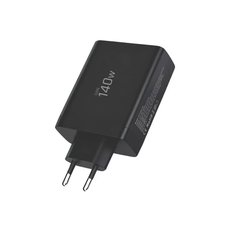 TECH-PROTECT NC140W-GAN Cargador de red de 4 puertos PD 140W / QC3.0 negro