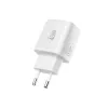 TECH-PROTECT NCA45W-GAN Cargador de red de 2 puertos PD 45W / QC3.0 blanco