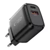 TECH-PROTECT NCA45W-GAN Cargador de red de 2 puertos PD 45W / QC3.0 negro