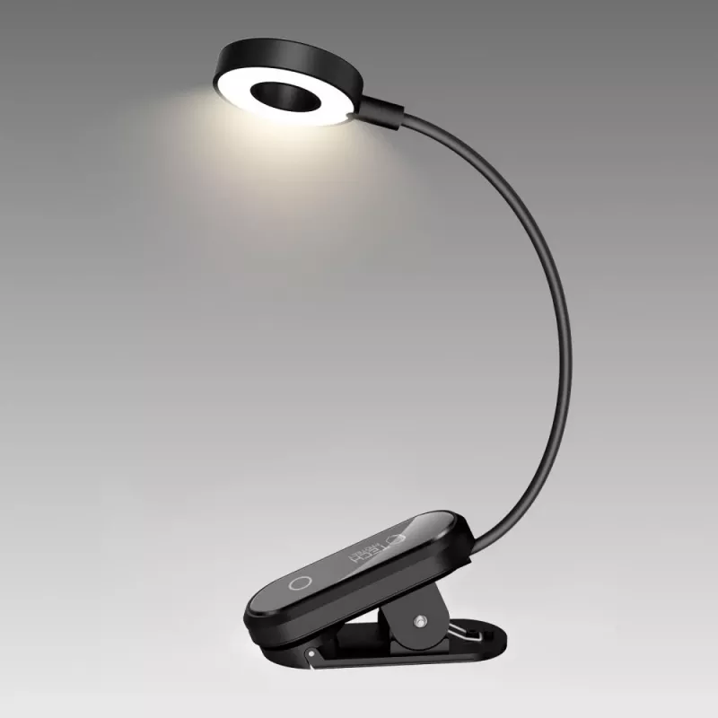 TECH-PROTECT LL100 Lámpara de lectura con clip negra
