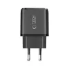 TECH-PROTECT NCA65W-GAN Cargador de red de 2 puertos PD 65W / QC3.0 negro