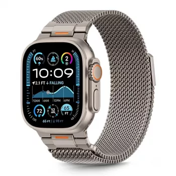 Tech-Protect Milano Vanguard para Apple Watch 8 / 9 / 10 / 11 / SE / Ultra (44 / 45 / 46 / 49 mm) plata