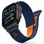 TECH-PROTECT NYLON ELITE APPLE WATCH 8 / 9 / 10 / 11 / SE / ULTRA (44 / 45 / 46 / 49 MM) AZUL MARINO/NARANJA