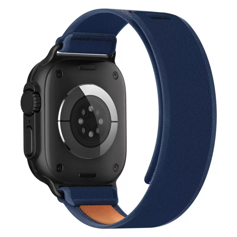 TECH-PROTECT NYLON ELITE APPLE WATCH 8 / 9 / 10 / 11 / SE / ULTRA (44 / 45 / 46 / 49 MM) AZUL MARINO/NARANJA