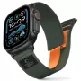 TECH-PROTECT NYLON ELITE APPLE WATCH 8 / 9 / 10 / 11 / SE / ULTRA (44 / 45 / 46 / 49 MM) verde/naranja
