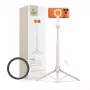 TECH-PROTECT L10S Palo selfie con trípode MagSafe Bluetooth rosa/gris