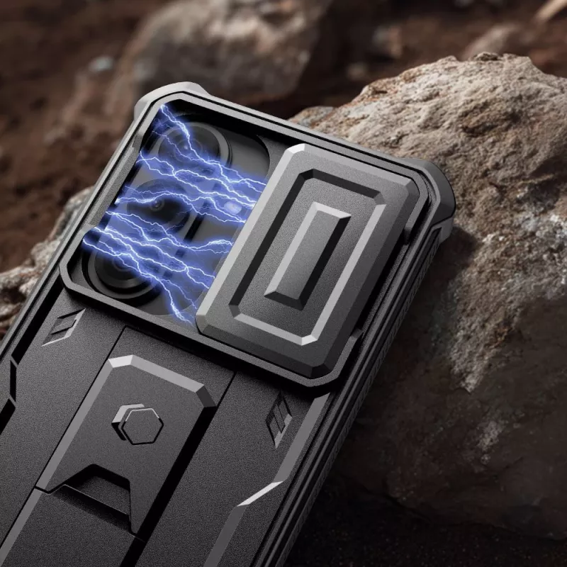 Tech-Protect Kevlar CAM+ 2-Set Galaxy S26 negro
